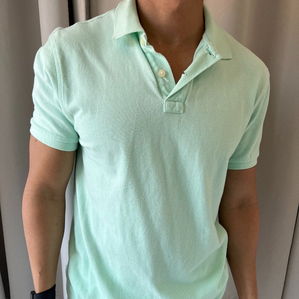 Slim Fit Sea Foam Green JCrew Polo